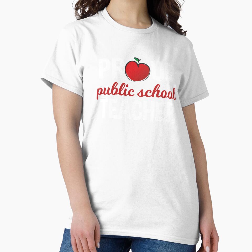 Proud Public School Teacher by Vanover Designs