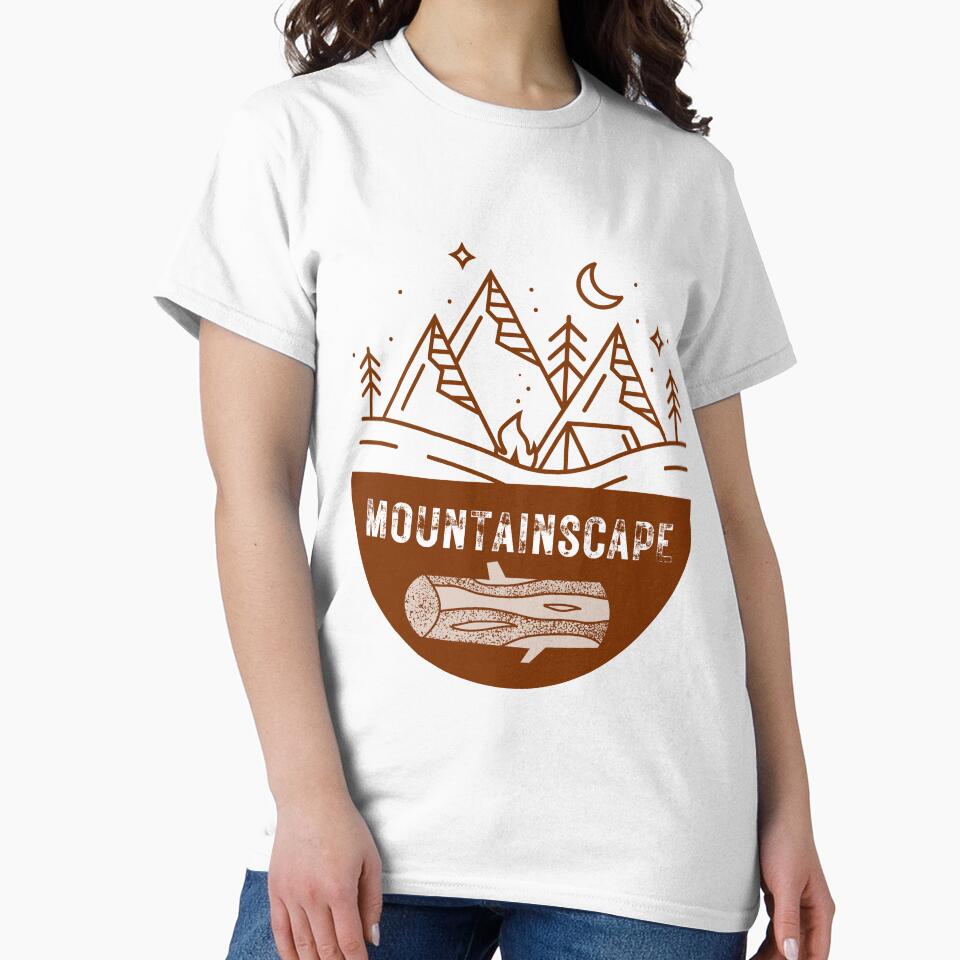 Mountainscape Minimalist Design | Adventure Awaits Nature by m3creativesph