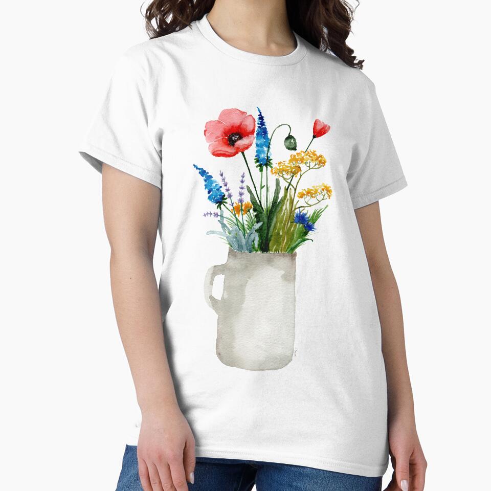 Pot of wildflowers by PetitMartin
