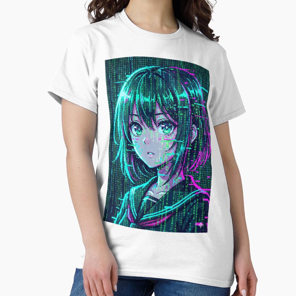 Digital Matrix Code Rain Aesthetic by Day Dreamer