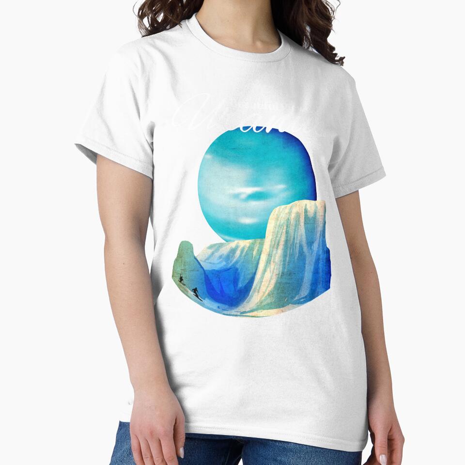 Retro Futuristic Space Travel Series,Beautiful Views of Uranus by lynxcollection