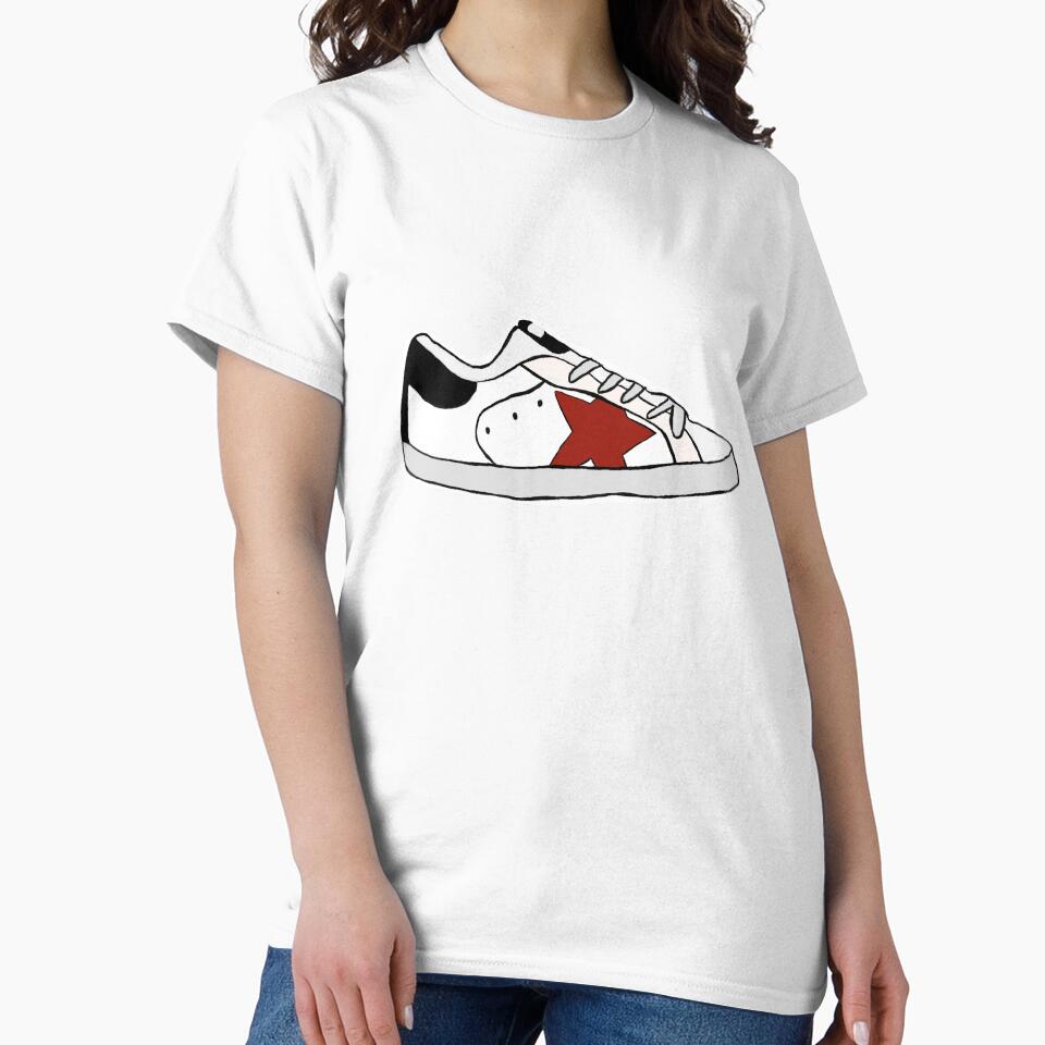 Burgundy Golden Shoe by thegildedgoods