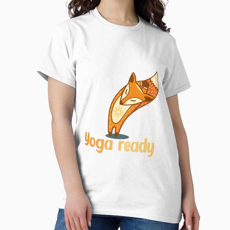 Yoga Ready Cute fox by Aestheticanime2