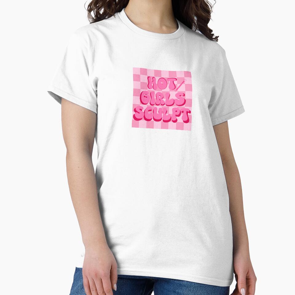 Hot Girls Sculpt (Pink Checkered) by gennyevans
