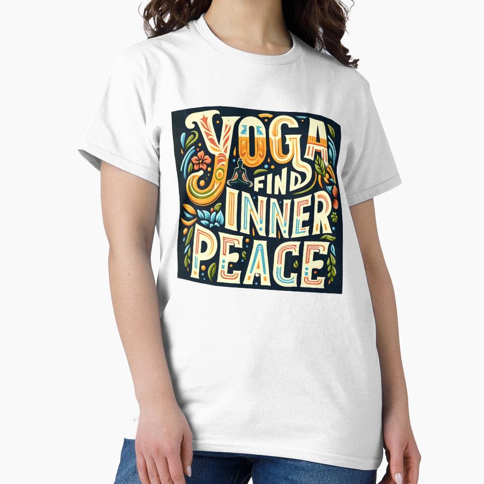 Yoga Find Inner Peace, typography by maxmaj
