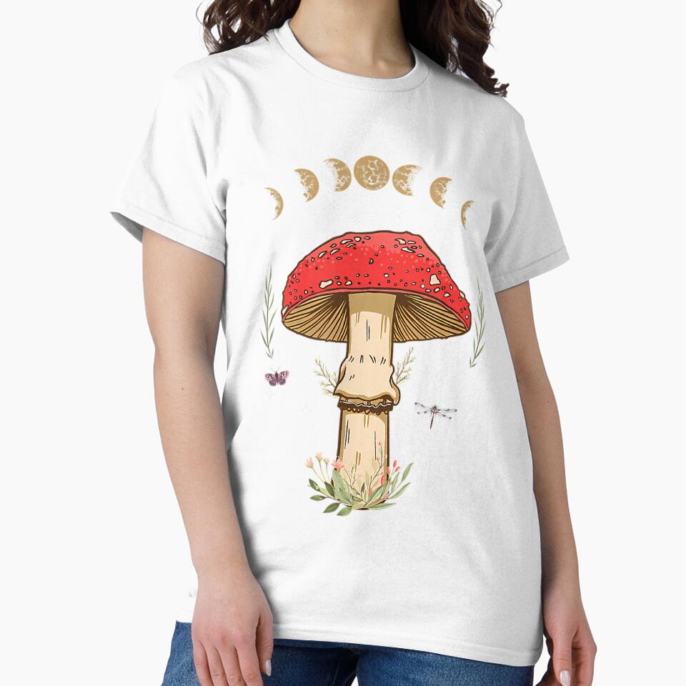 Dark Academia Mushroom Botanical by frijazede36