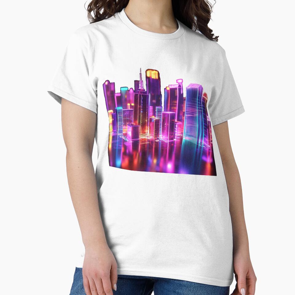 Cyberpunk Dreamscape: Neon City at Night by Pure_Art