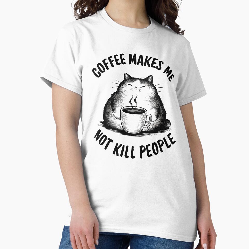 Cat Coffee addict by shellle in the ocean