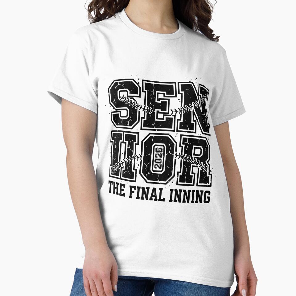 Retro Baseball Senior 2026 The Final Inning Senior Mom Dad Class of 2026 Graduation Baseball Senior Design Final Inning Graduate by AsturShop