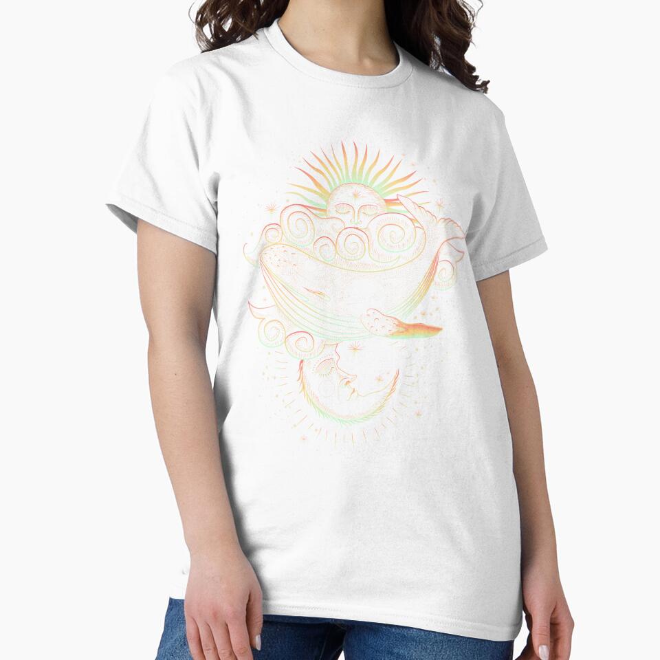 Celestial Whale Sun and Moon by KingersDesigns