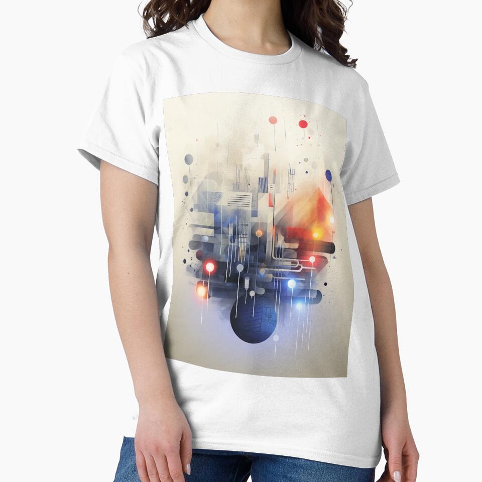 Futuristic Cityscape by Printinkverse