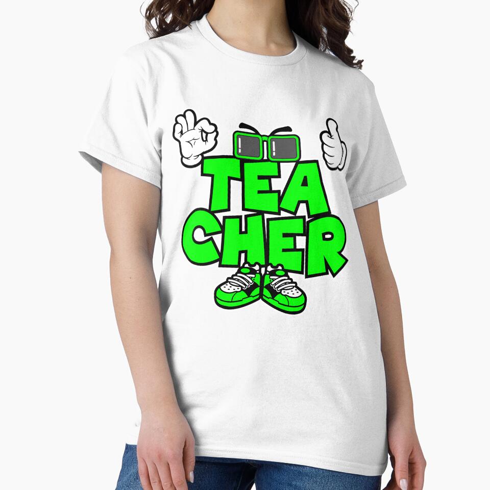 Teacher - PROFESSIONS design Character Bold Retro by NFTWords