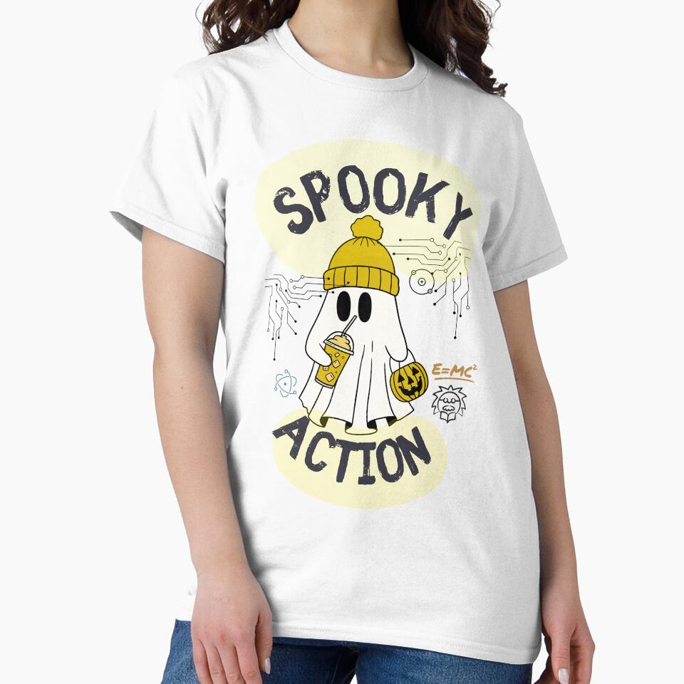 Spooky Action – Cute Quantum Physics Ghost by Store13.