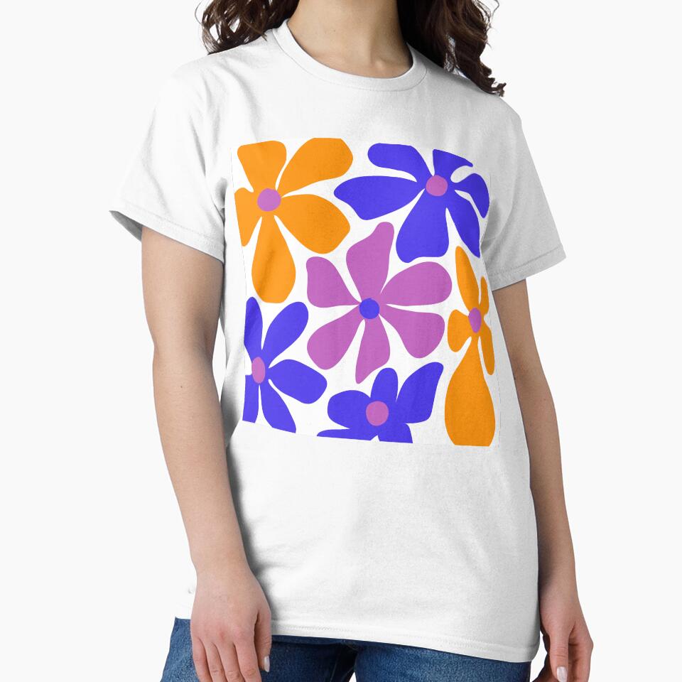 Playful Retro Floral Pattern by Futuracademy