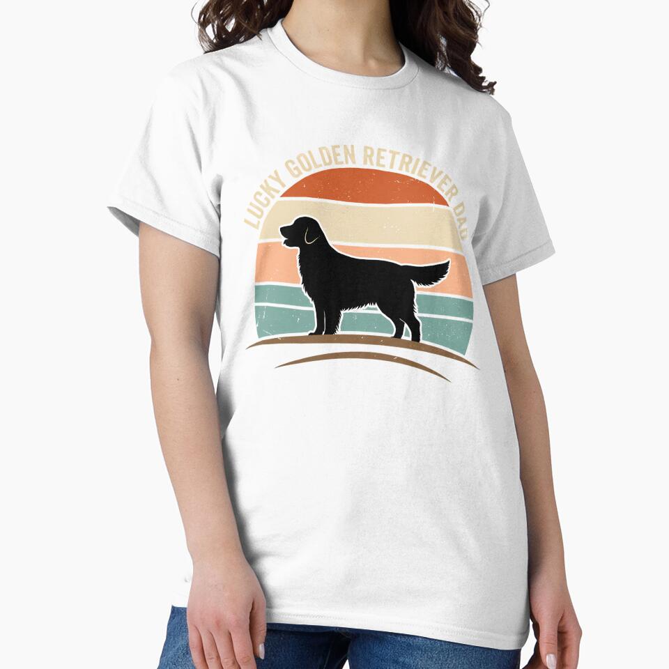Vintage Lucky Golden Retriever Dad by chattsuede