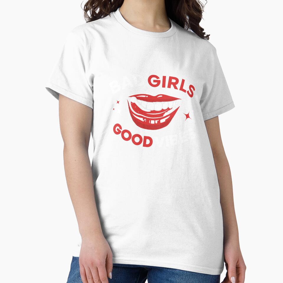 Bad girls good vibes red hot lips licking tongue by portrait4you