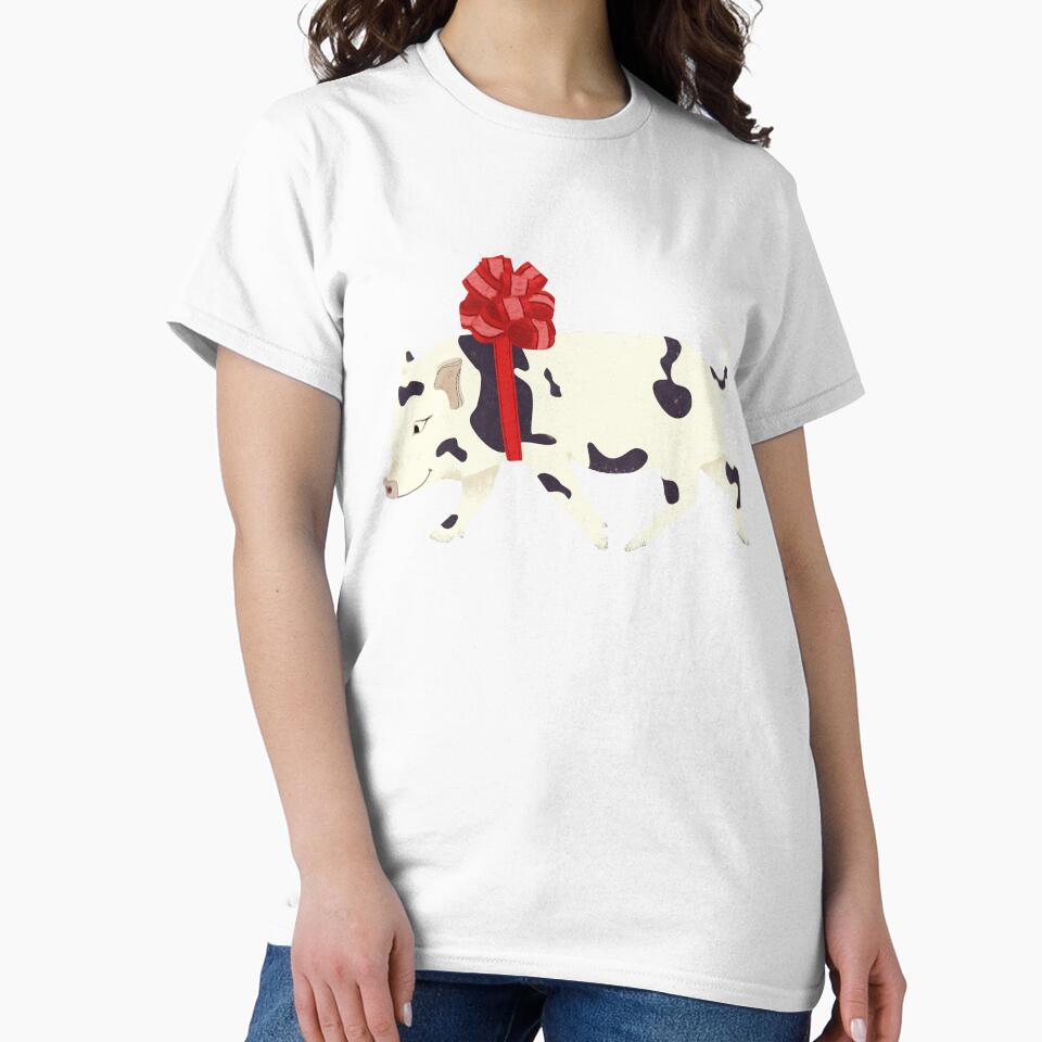 Cute Little Pig Holiday Design by oursunnycdays