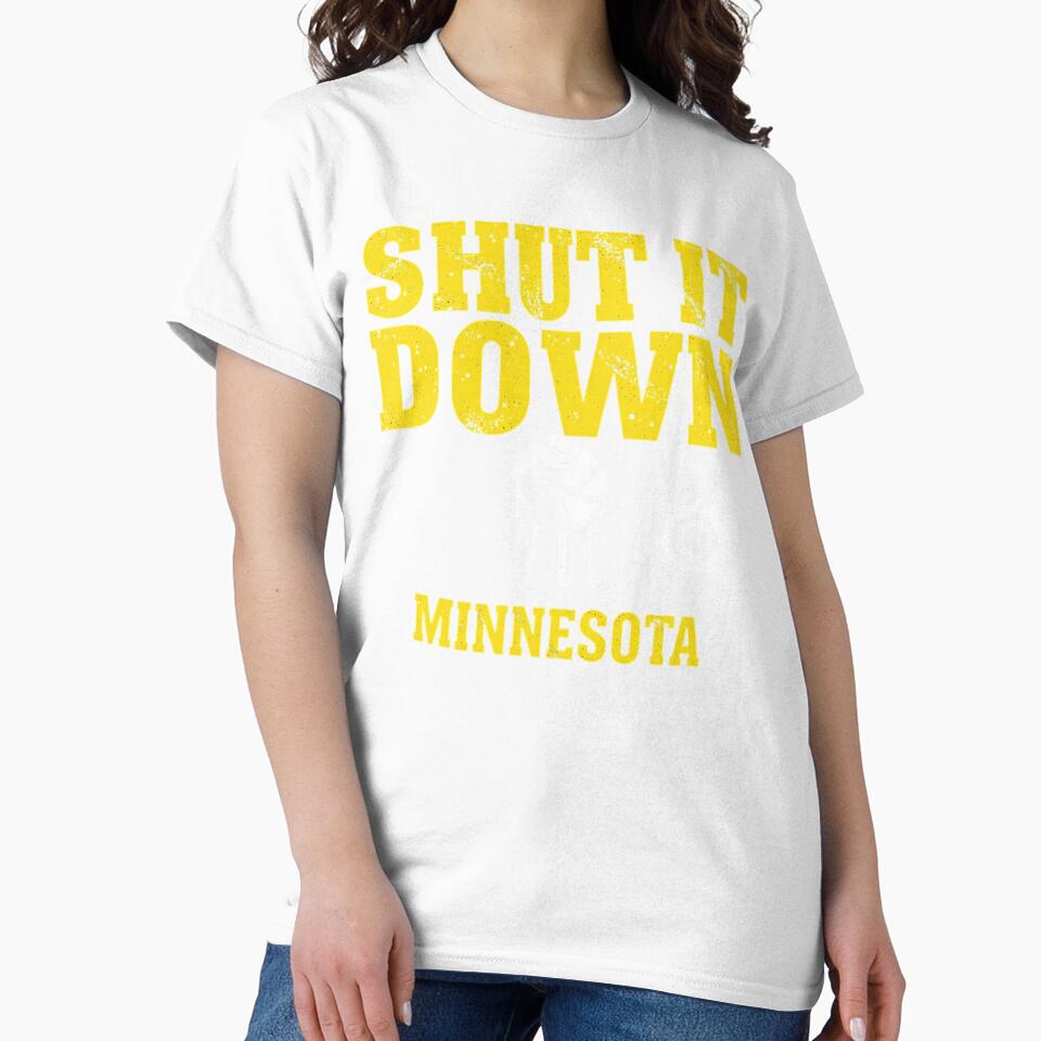 Shut It Down – Bold Typography Statement Art by Sparkofart07