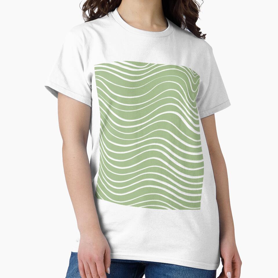 Sage Green Lines by MaiZephyr