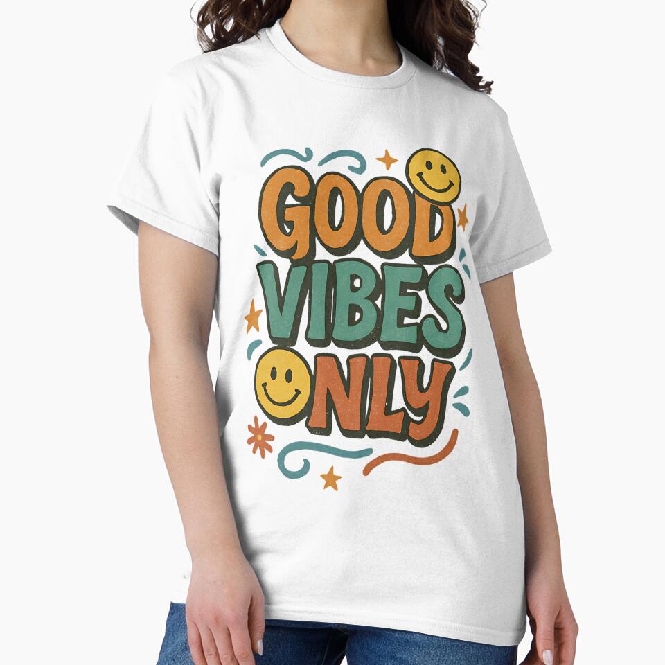 Good Vibes Only Retro by stylishdzign