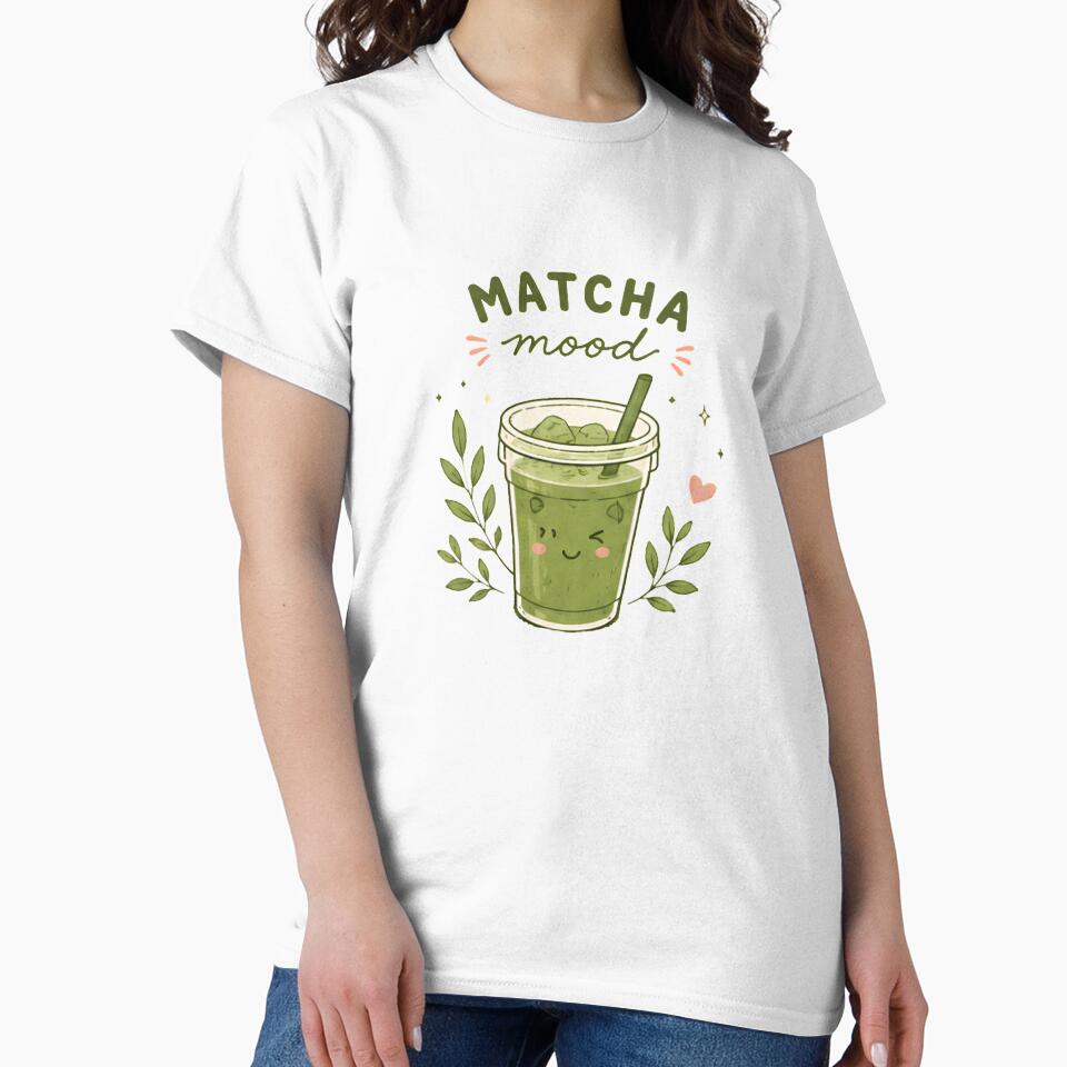 Matcha Mood | Kawaii Green Tea Aesthetic | Cozy Matcha Lover Gift by poppet103