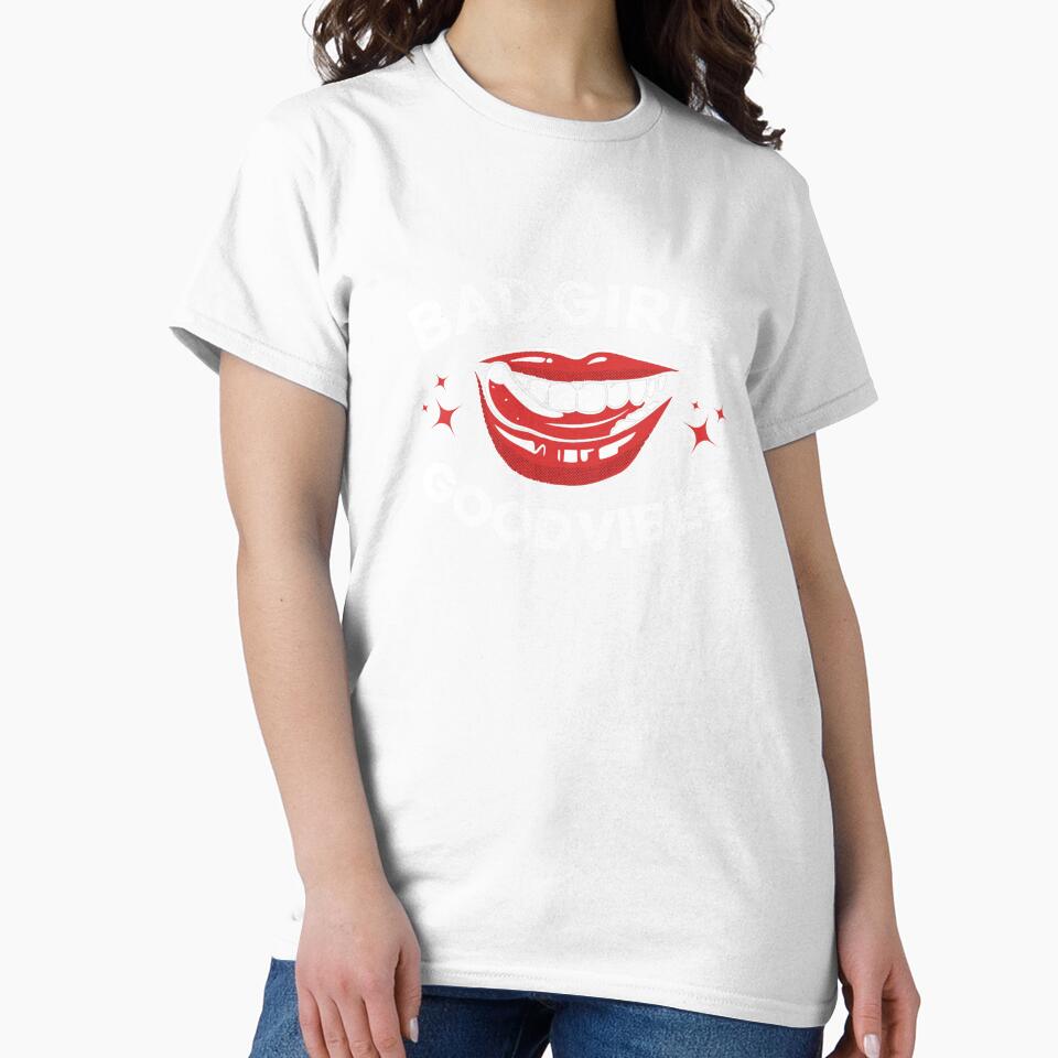 Bad girls good vibes sexy red lips licking tongue by portrait4you