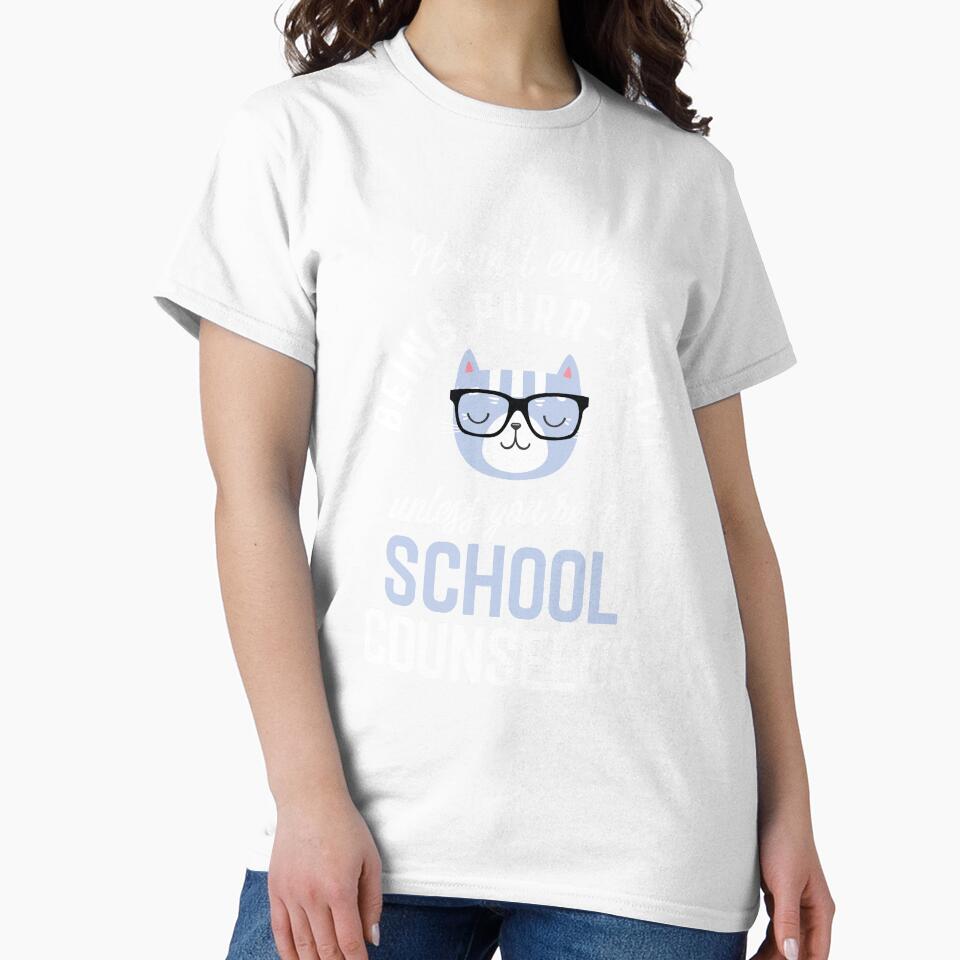 School Counselor Cat Lover Gifts - It ain't easy being Purr Fect by betternotes