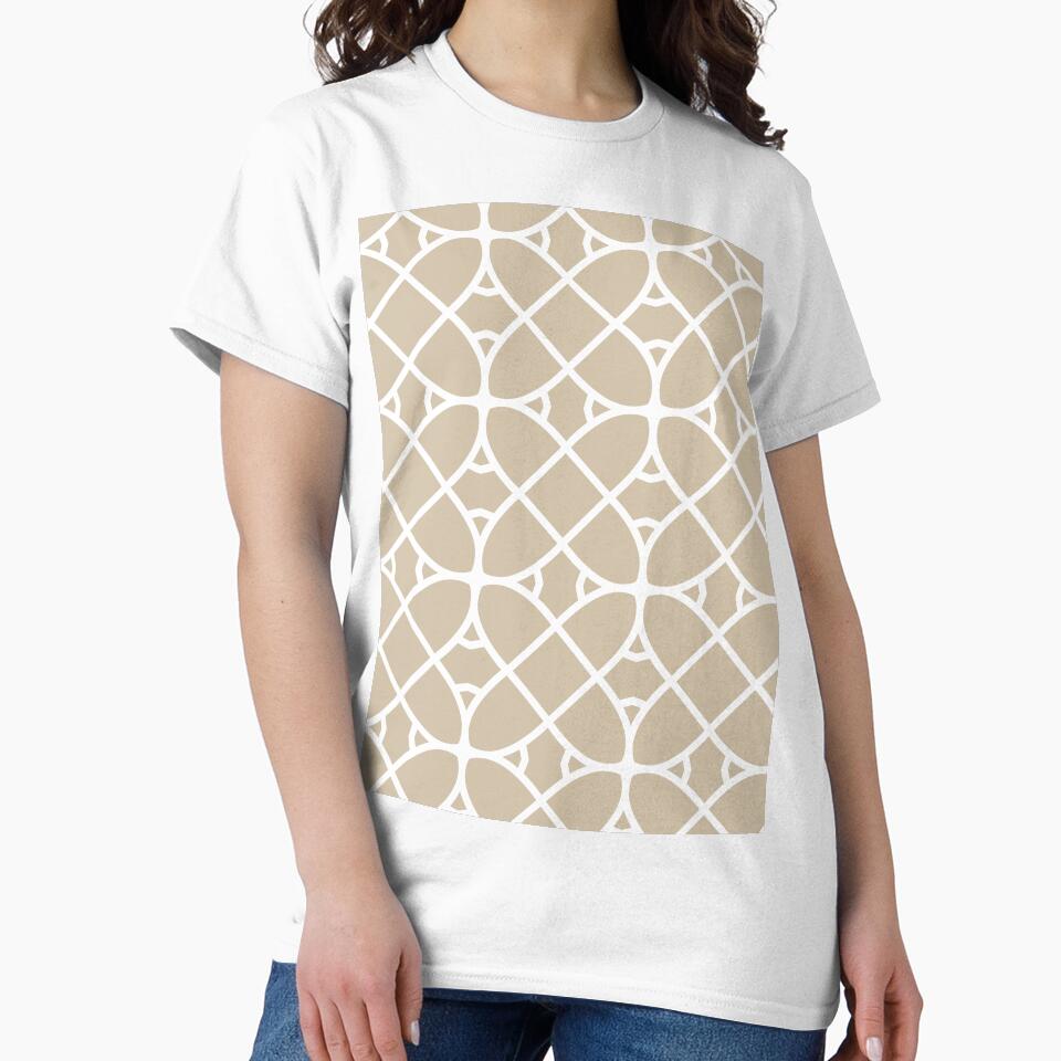 Beige and White Minimal Geometric Shape Pattern Pairs Valspar 2022 Color of the Year Country Charm 3007-10B - Color Trends by ColorOfTheYears