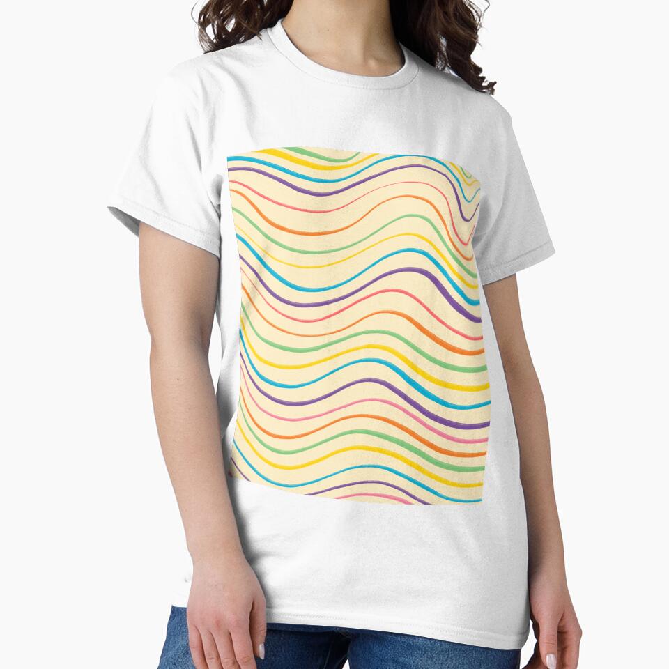 Retro Wave Lines Minimalist by MaiZephyr