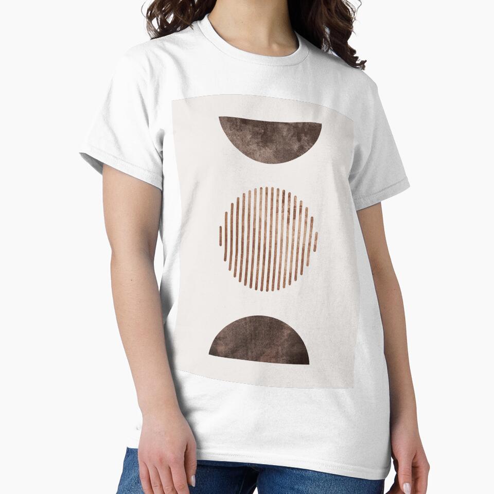 Earthy Minimalist Abstract Boho Lines by arteresting-art