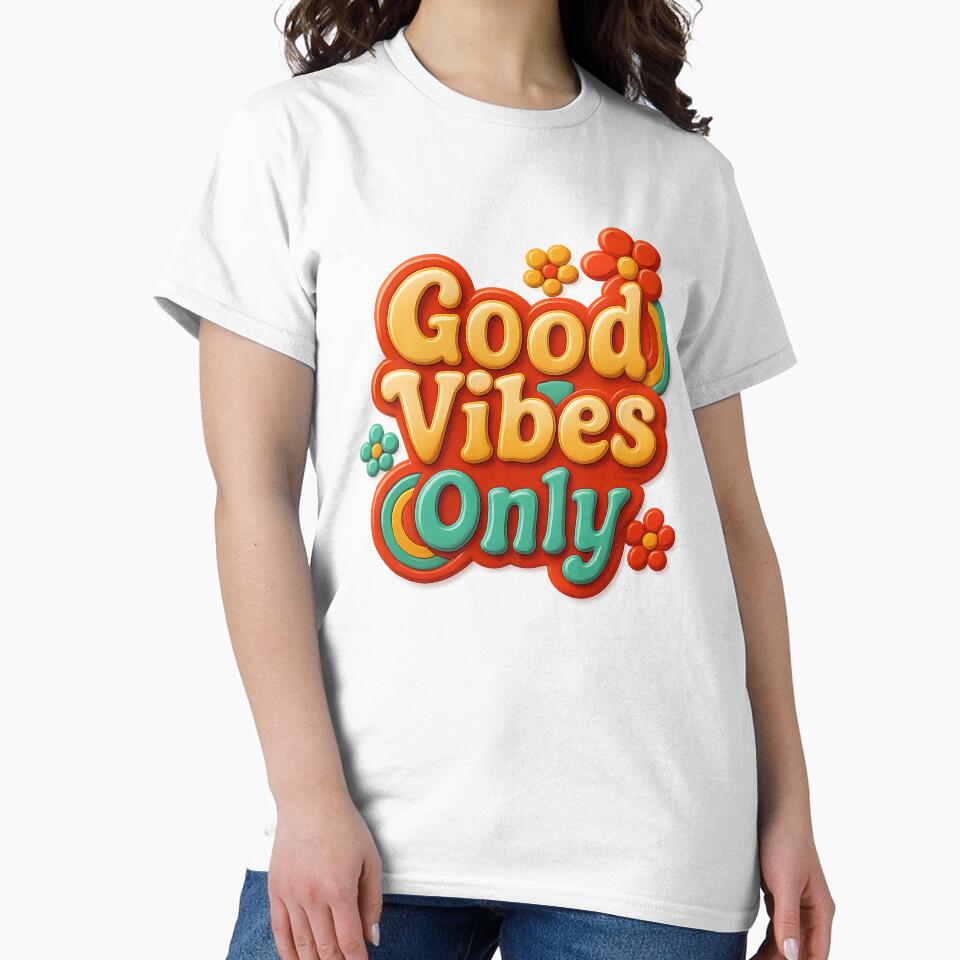Good Vibes Only – typo with energy by Girih