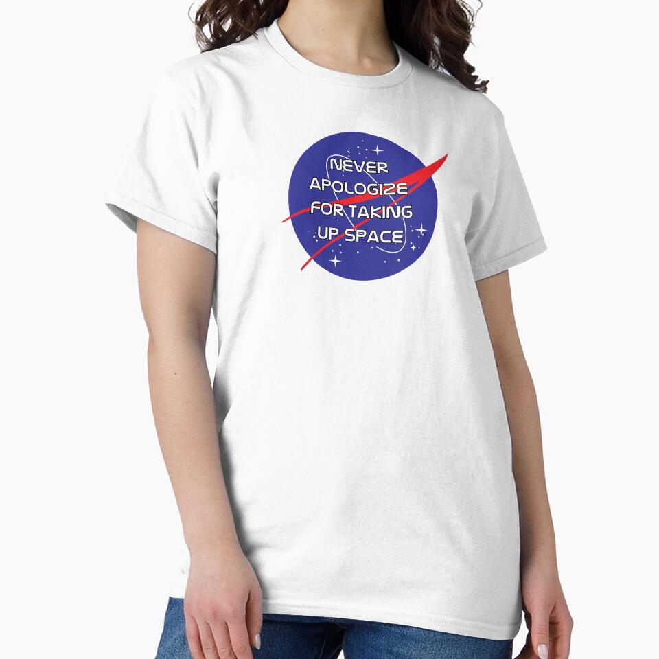 Never Apologize For Taking Up Space NASA Inspired Affirmation Logo 2/2 by armontheroad