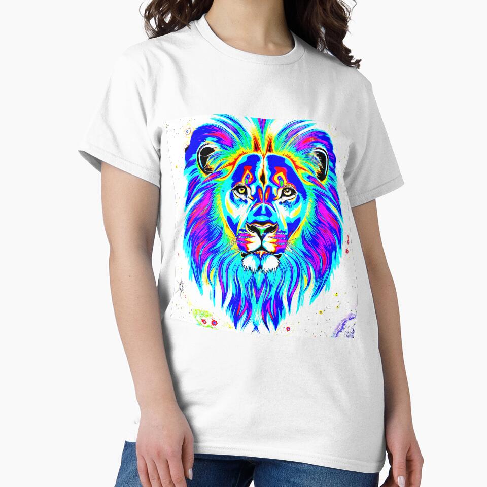 The Lion Blue Rainbow by blakcirclegirl
