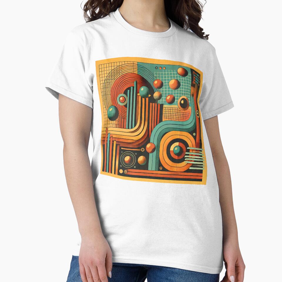 Nostalgic Retro Futurism Abstract Design by Abdulra7man369
