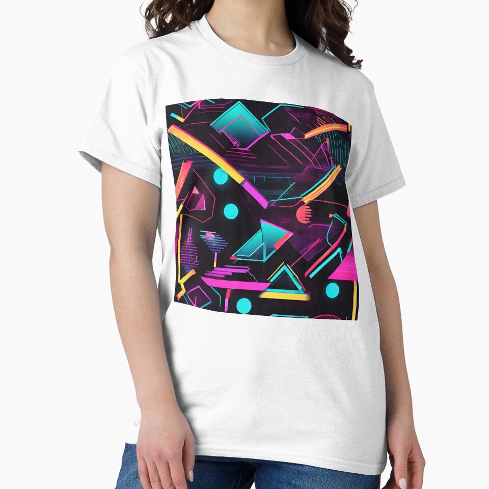 Vibrant Geometric Background by Eman Abou Ghazy
