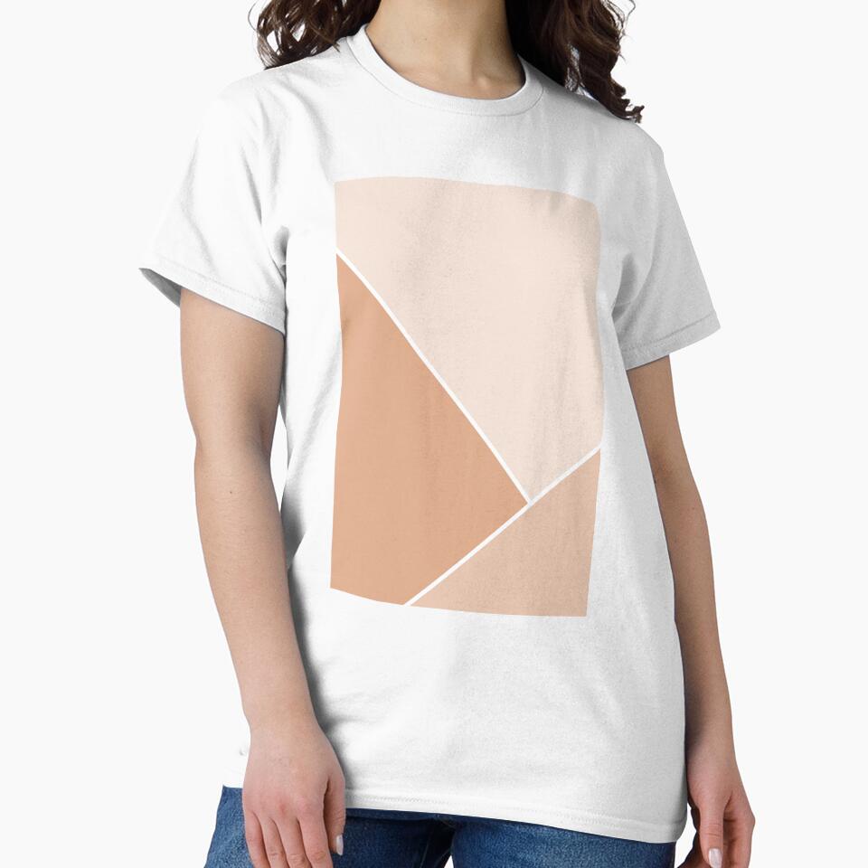 Warm, earthy tones geometric abstract design. by PandaAvenue