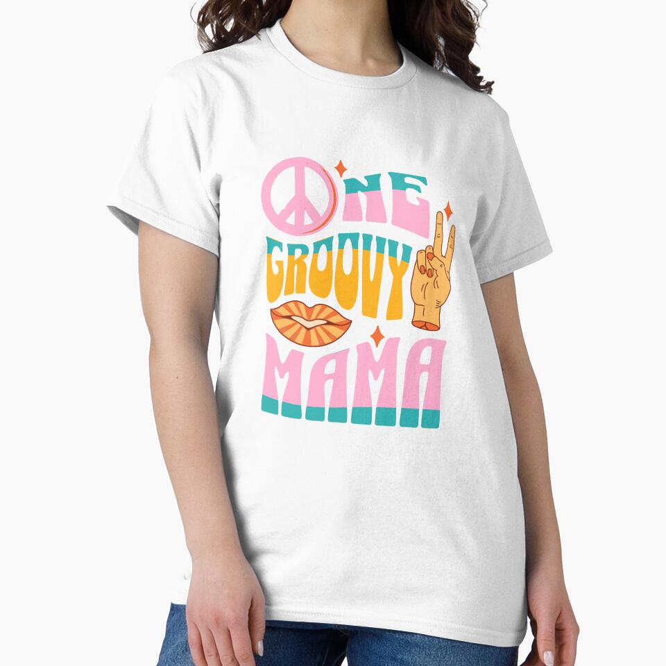 One Groovy Mama - Retro Hippie Mother's Day by flidesign