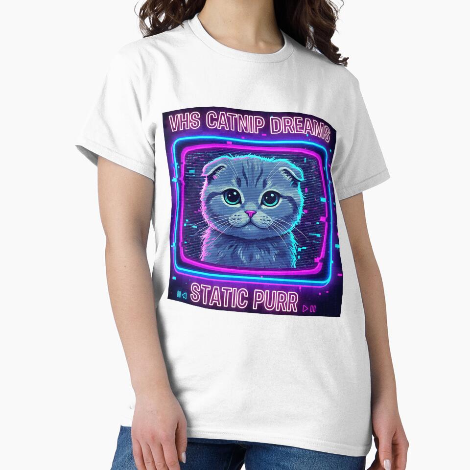 Scottish Fold in VHS Glitch by Dogandesighn