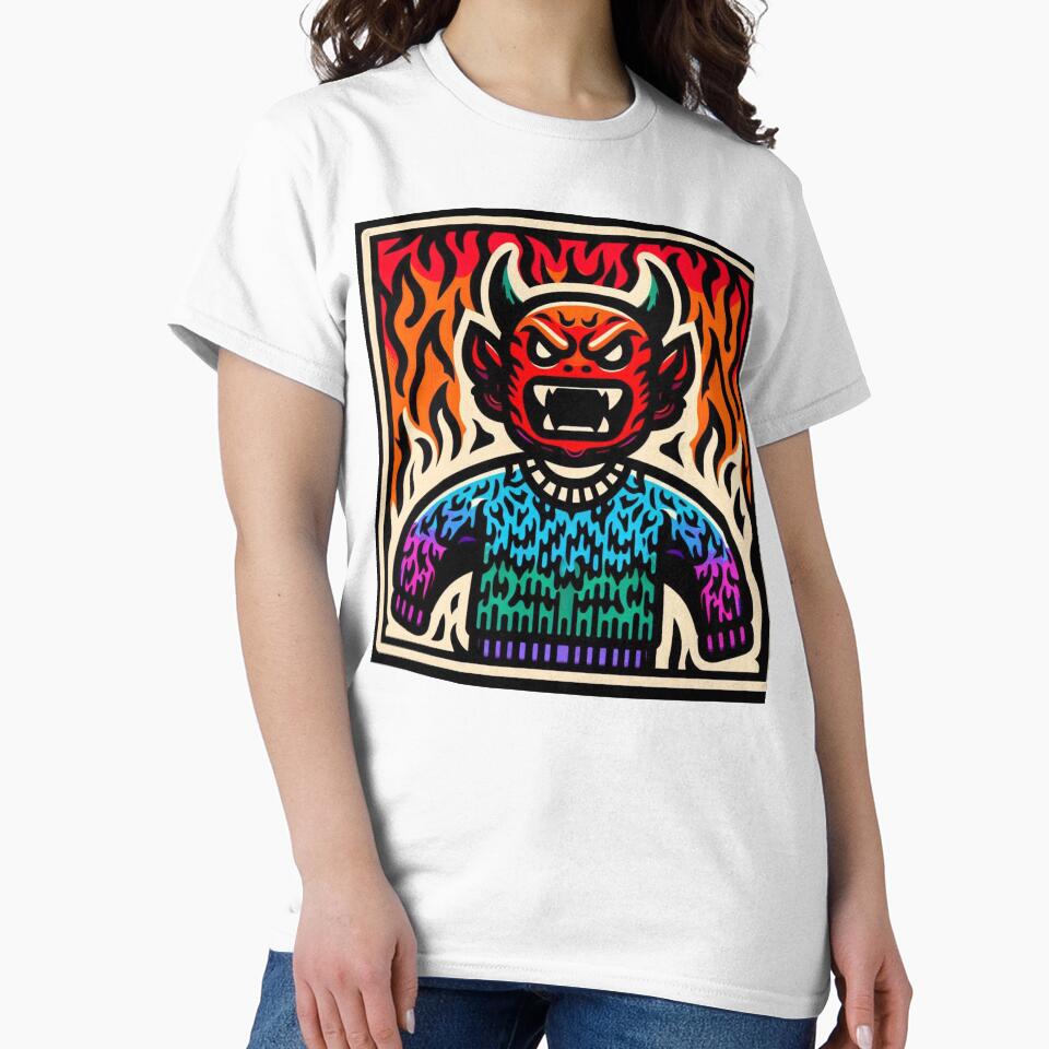 Scary Halloween - Ugly Sweater Art - 014 by sagaofsilence