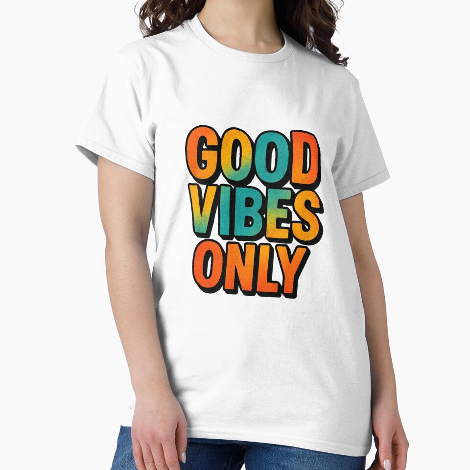 Good Vibes Only by HappyPrintCo