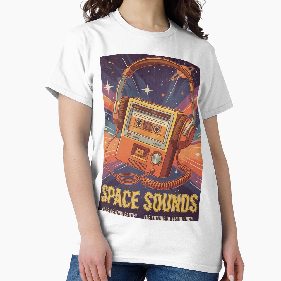 Retro Space Sounds Walkman Poster by Dariusz.K