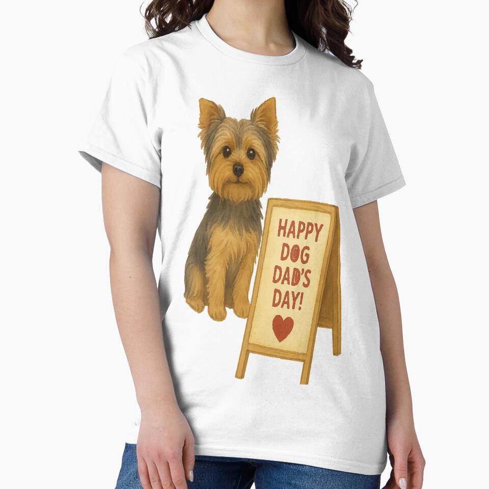 Yorkie Love for Dog Dad’s Day by AbstractAnom