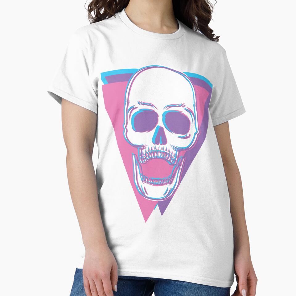 Vaporwave skull by BampiQ