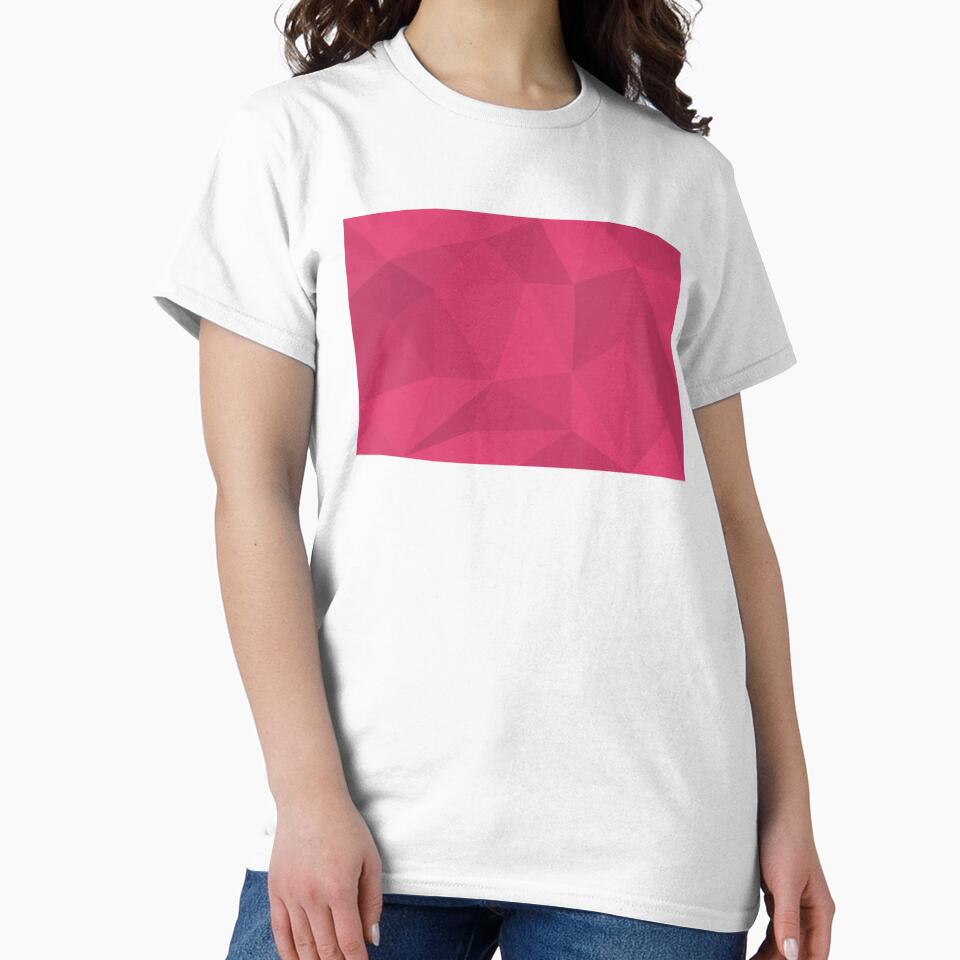 Pink, cool, unique, trendy, urban abstract triangular shapes by theendup