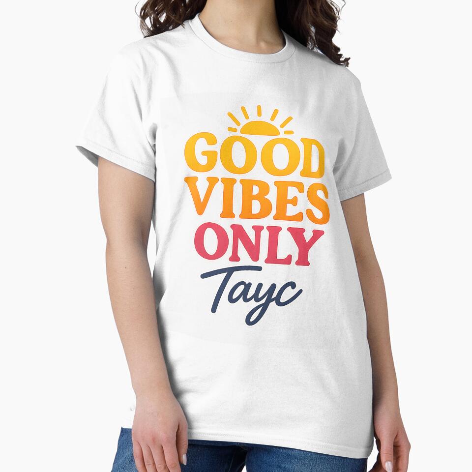 Good Vibes Only – Positive Summer Typography Design Tayc by EaglePresss