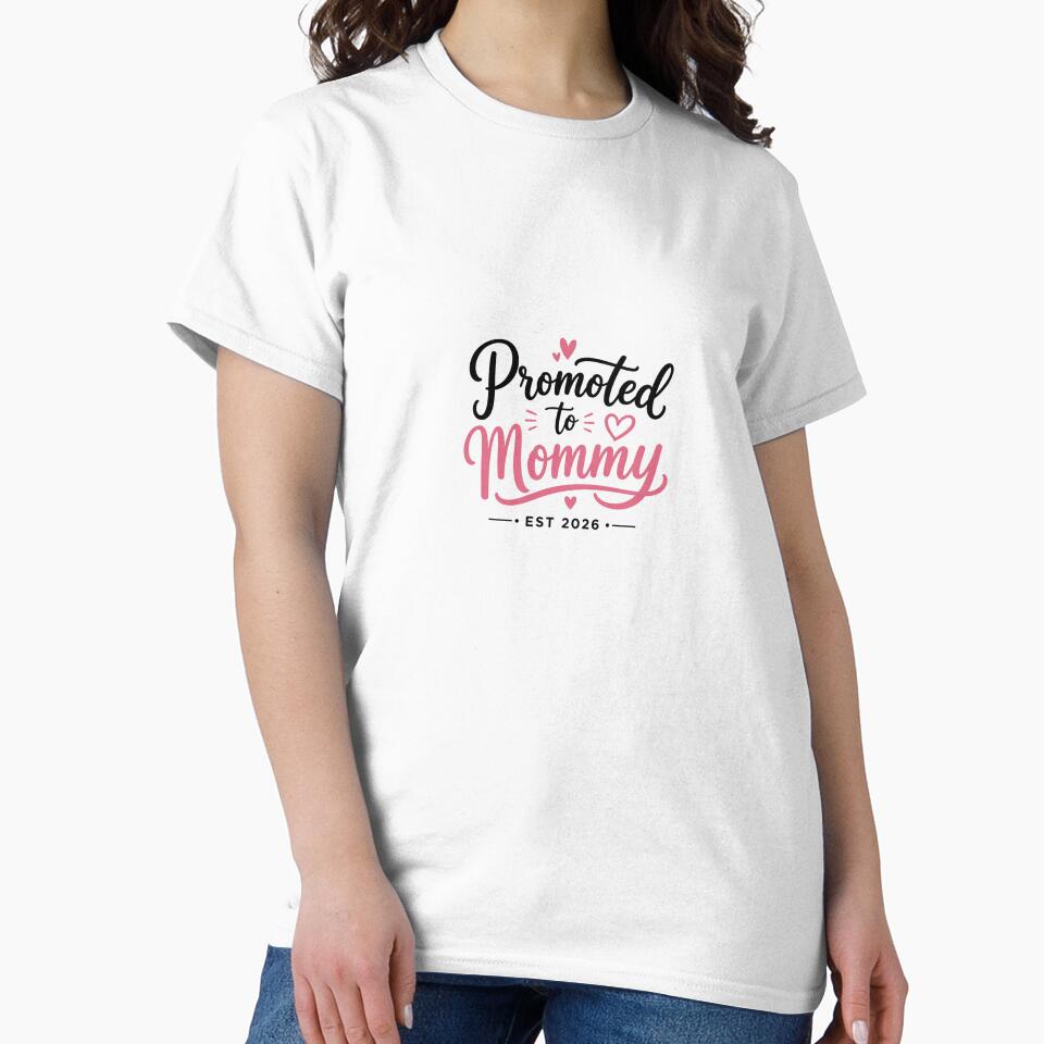 Promoted to Mommy Est 2026 | New Mom Pregnancy Announcement | First Mother's Day Gift by MakeMemoryStore