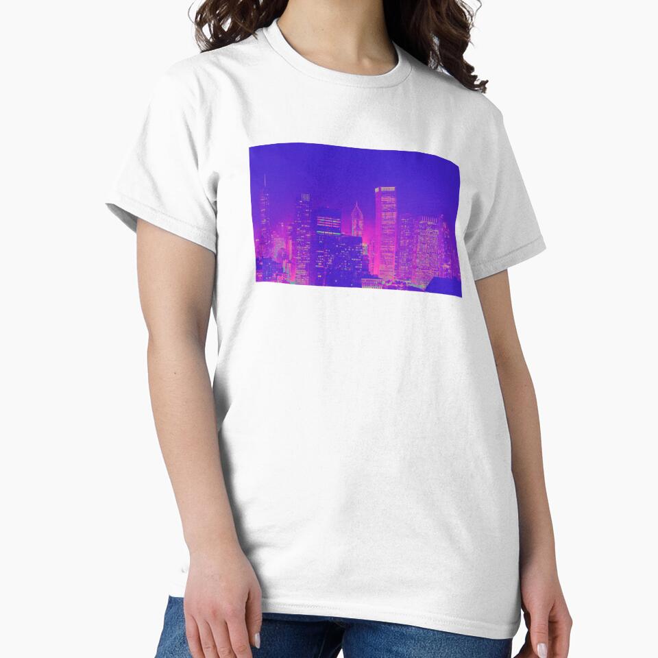 Vaporwave Cityscape by RavensNestTees