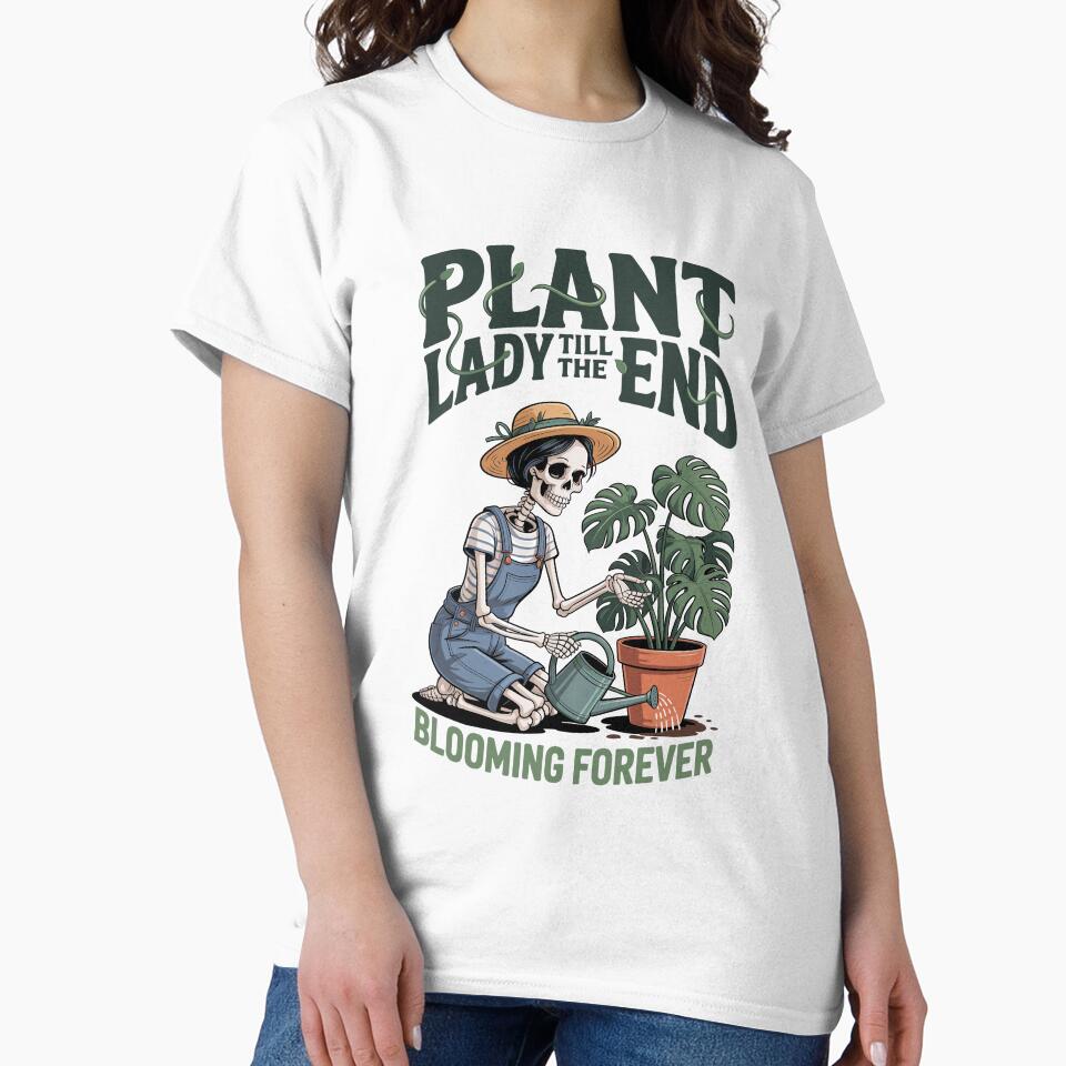 Plant Lady Till the End - House Plants by Skull in Wool