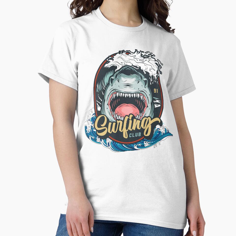 Surfing Shark Club by ArtOfStars