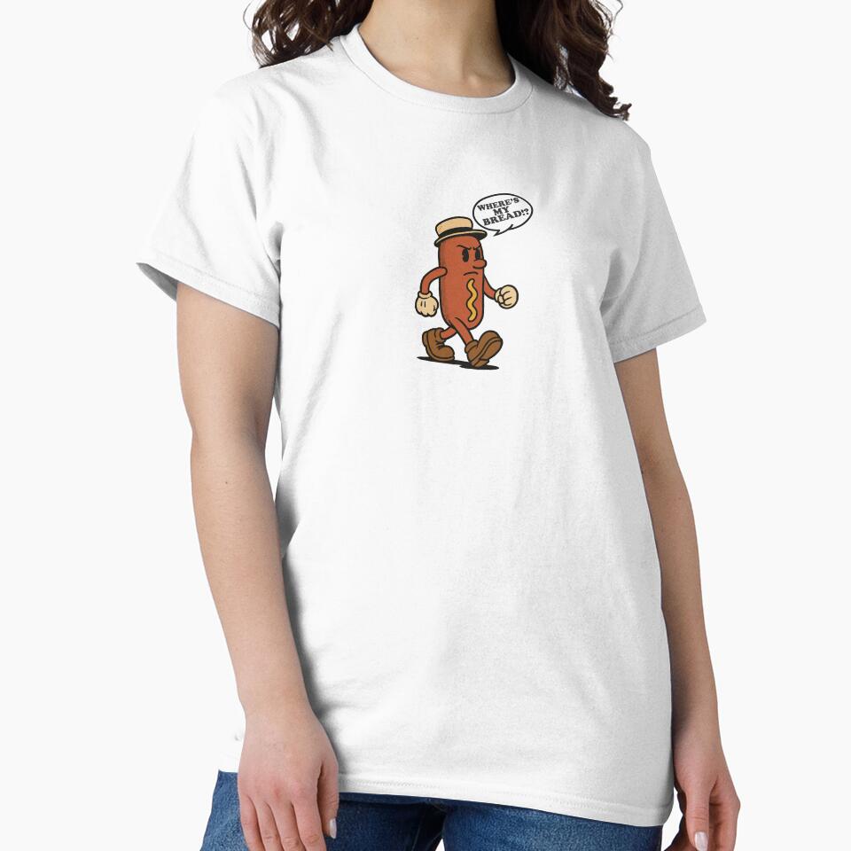 Retro-Style Serious Hot Dog Mascot – The Walking Icon of Flavor by KozbiDesign